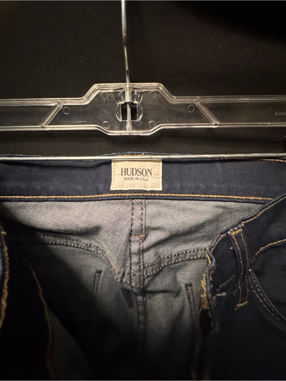 Hudson Jean Women Slim Dark Blue Denim